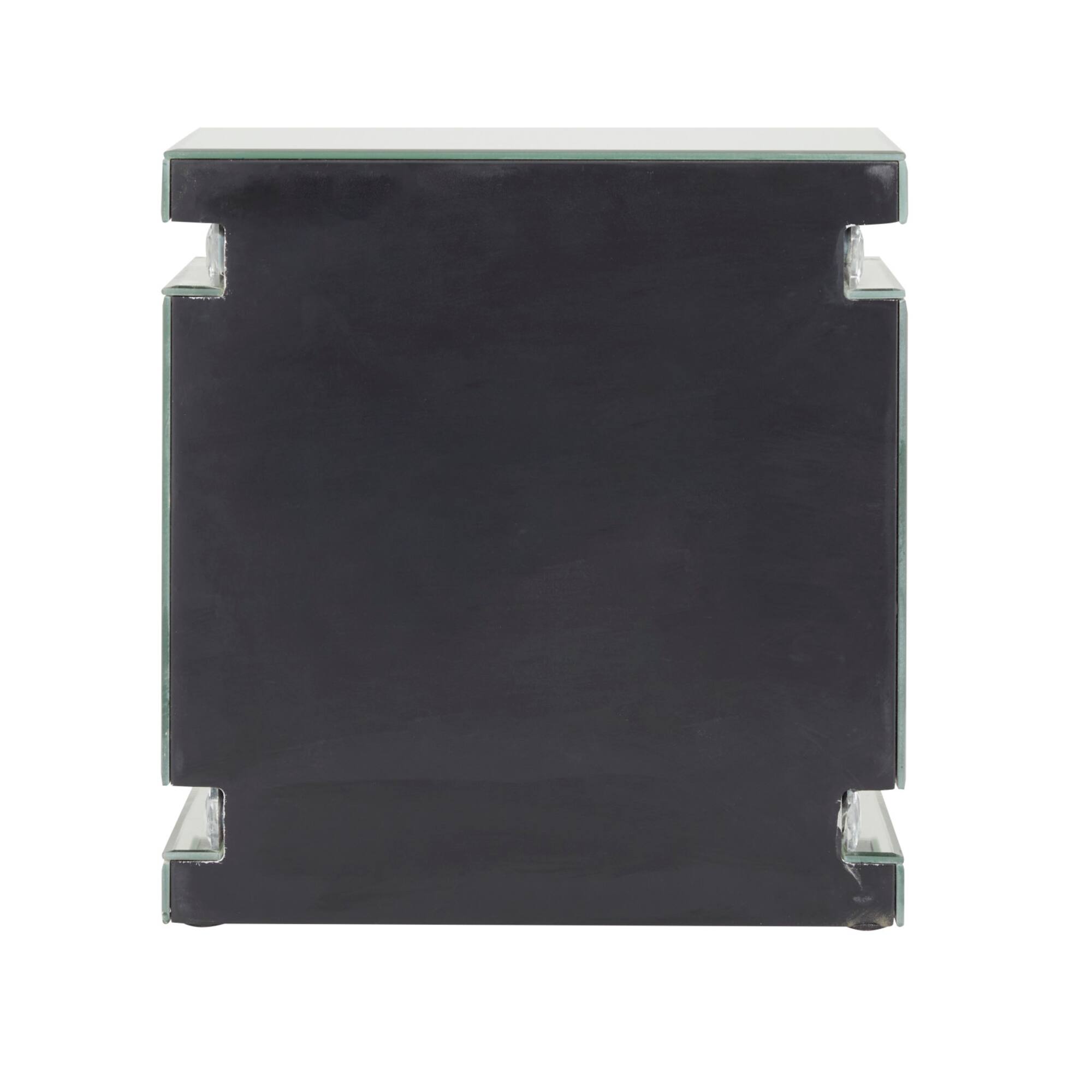 Silver Glam Jewelry Box, 11" x 8" x 11"